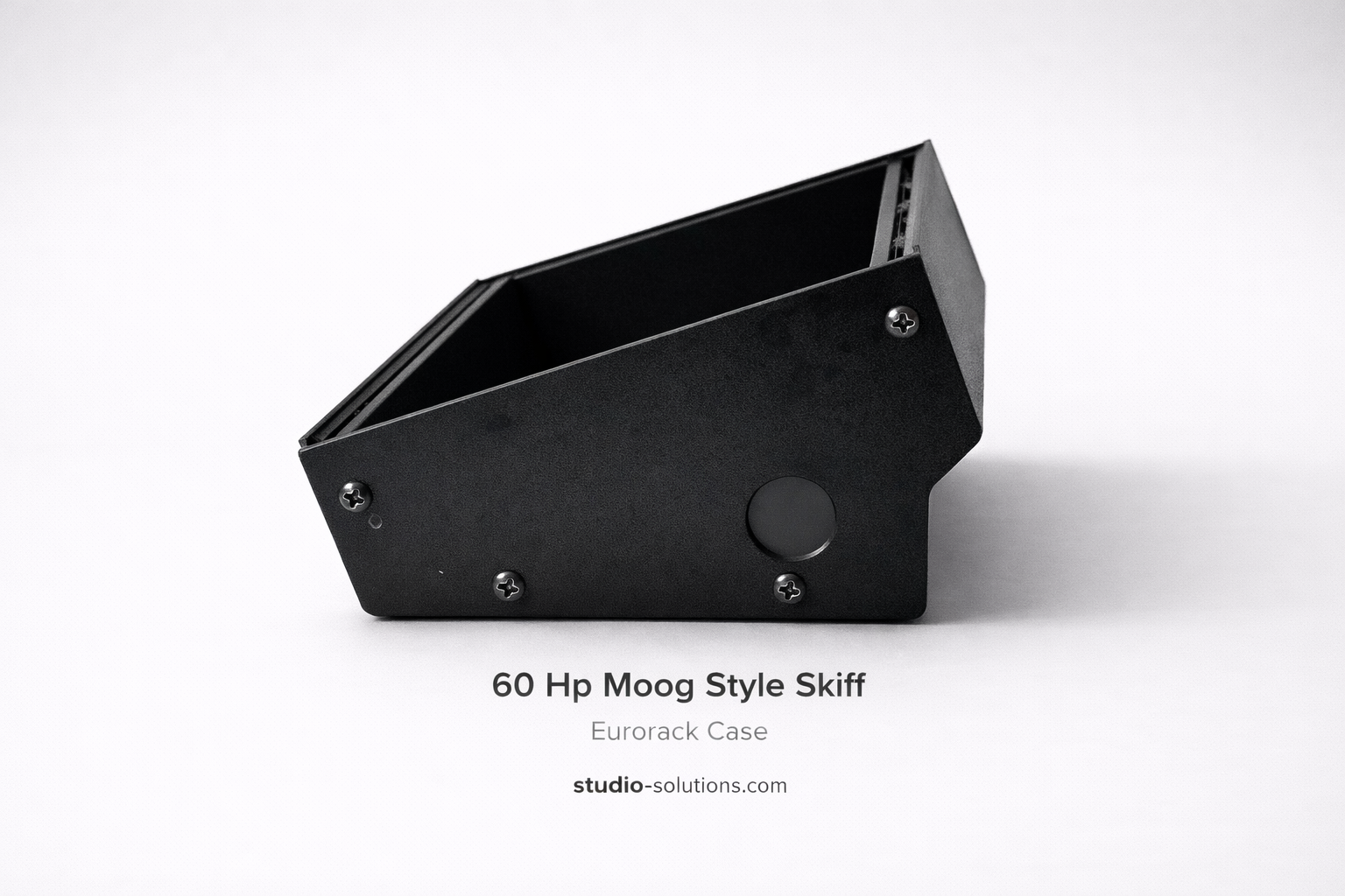 Moog Style 60HP Eurorack Skiff Desktop Modular Synth Case | Studio